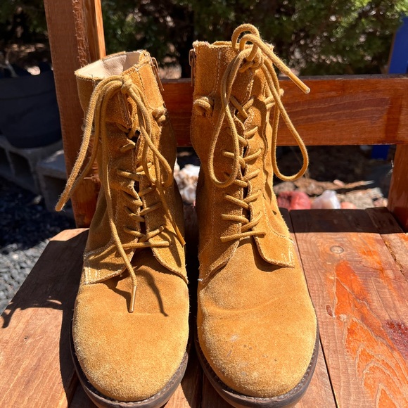 Hush Puppies Mustard Ankle Boots - Picture 1 of 11